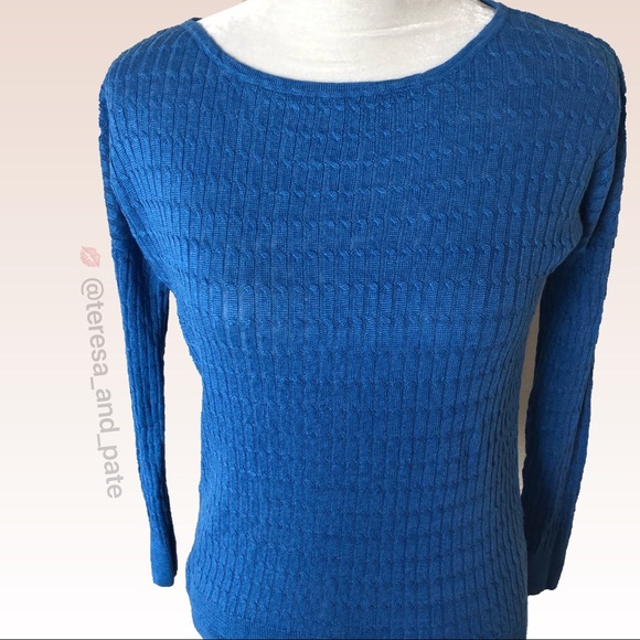 J. Crew Tops - J. Crew Cable Knit Linen